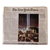 NYT cover folded